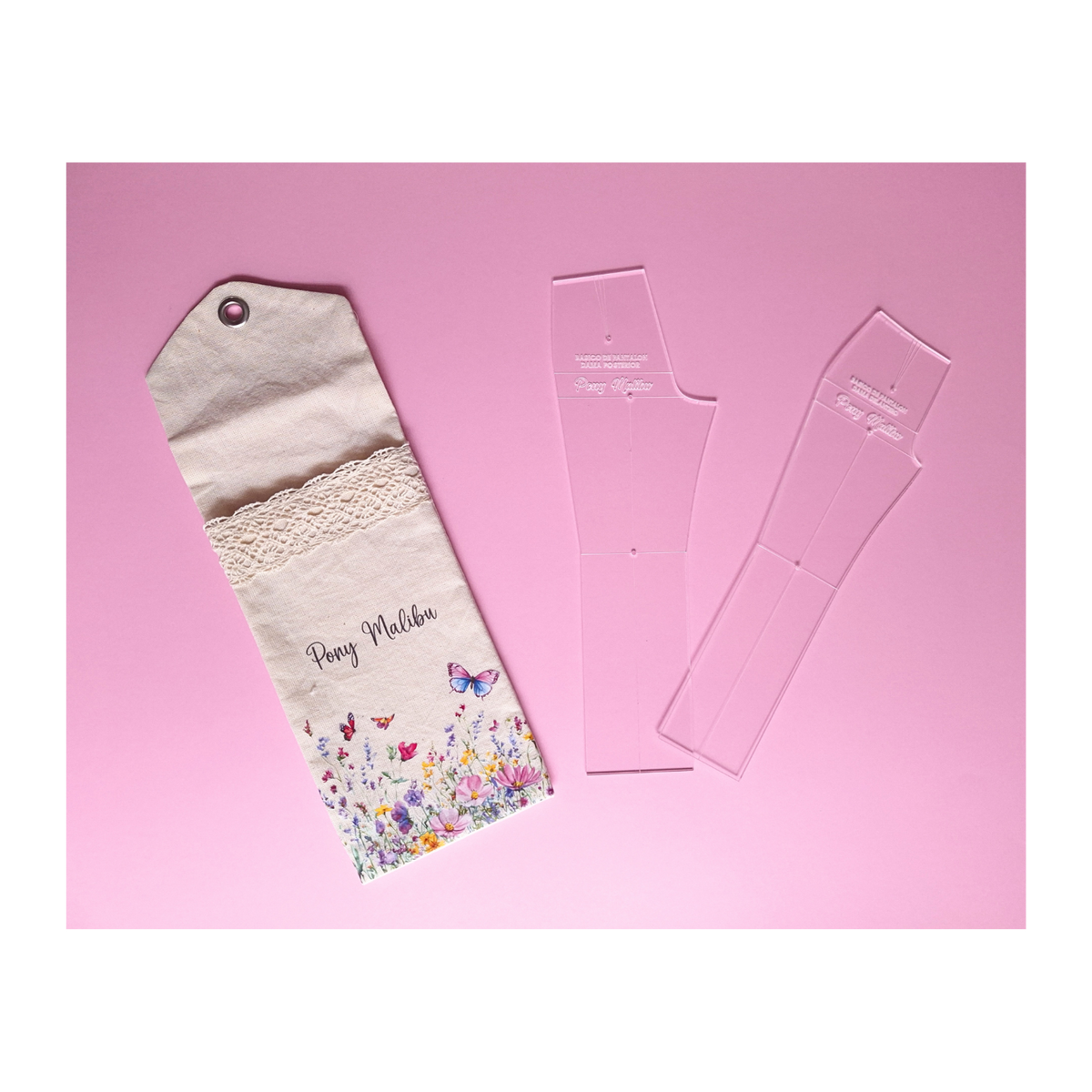 Kit De Patrones de Pantalón Básico Mini Para Diseño de Modas, Escala 1/4