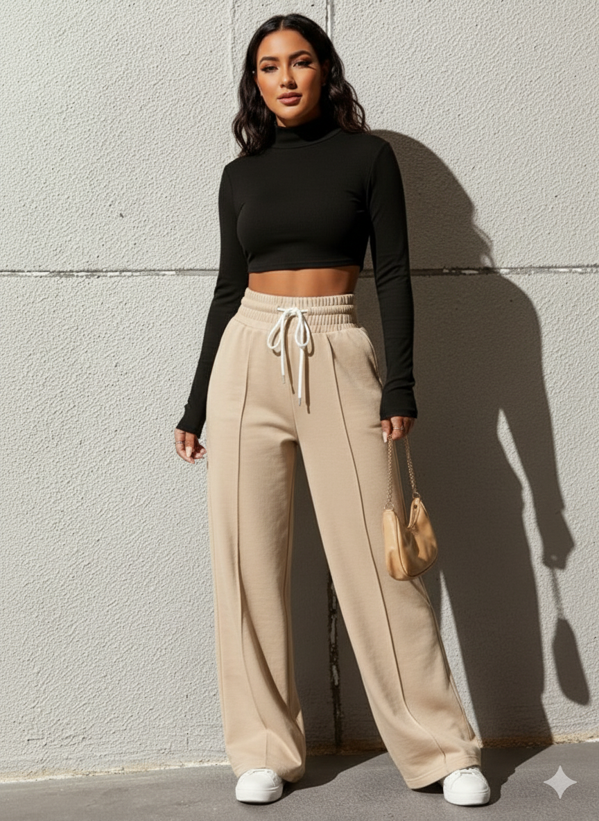 Pantalón Sudadera Palazzo Deportivo